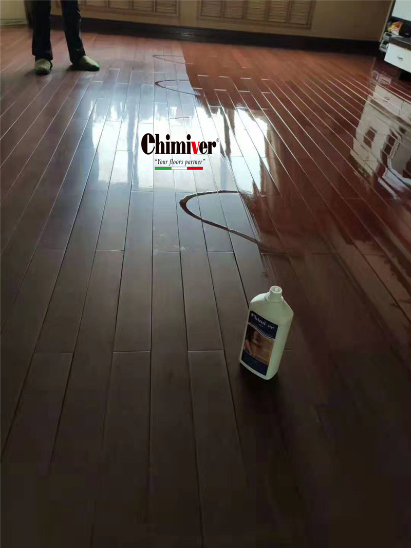 Chimiver家庭商业木地板翻新保养系统施工案例